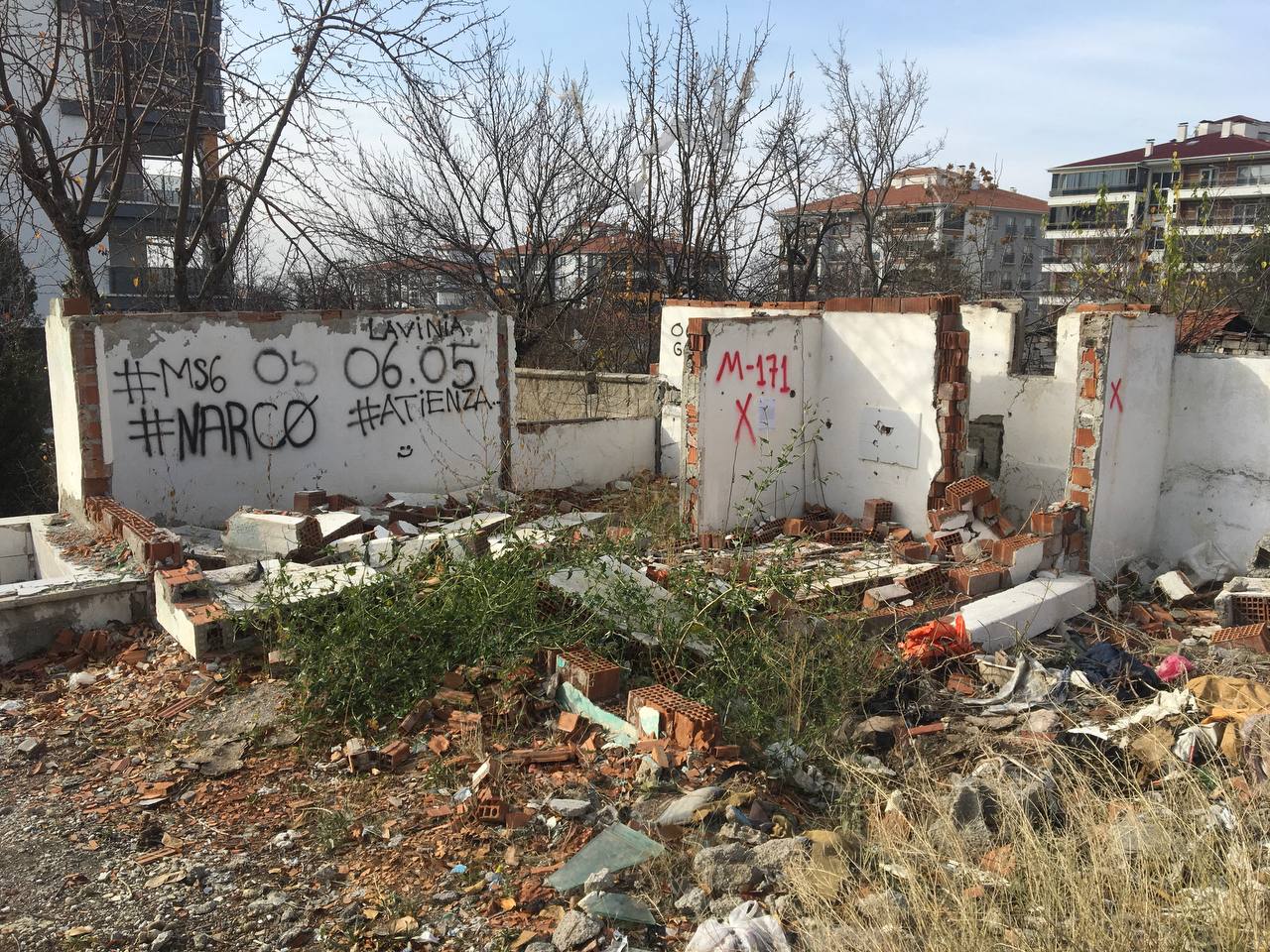 Başpınar District 1159 Street Demolition Notification