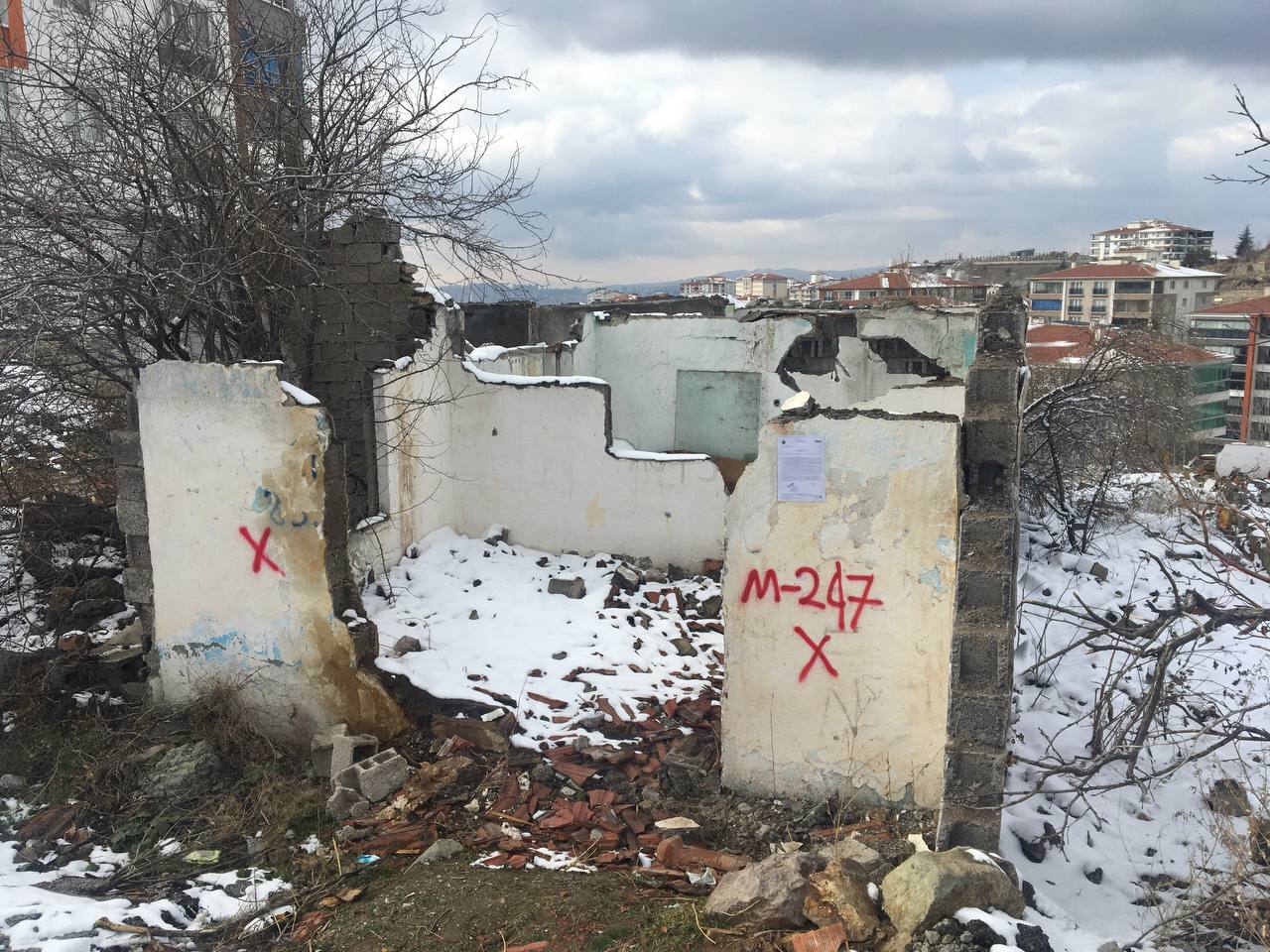 Feridun Çelik Mahallesi 1727 Street Demolition Notification