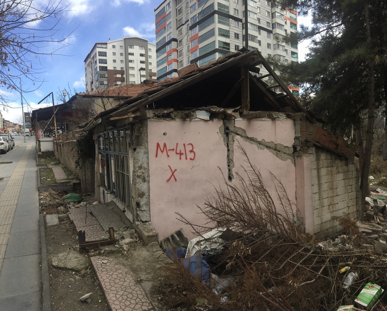 Güneşevler Mahallesi Celal Esat Arseven Caddesi No:138/A Demolition Notification
