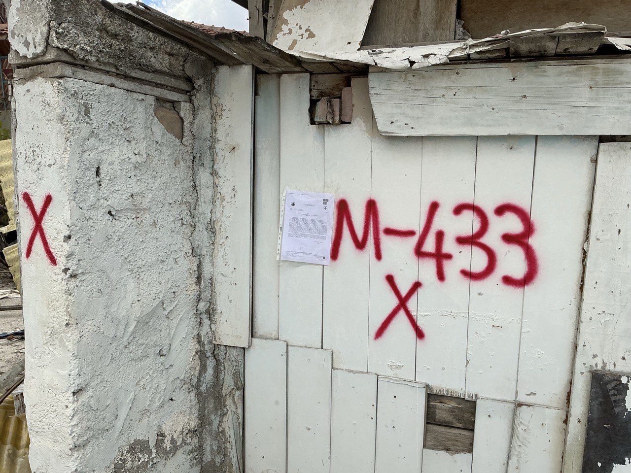 Gültepe District Tanıştıran Street and Eflatun Street corner No:Bila Demolition Notification