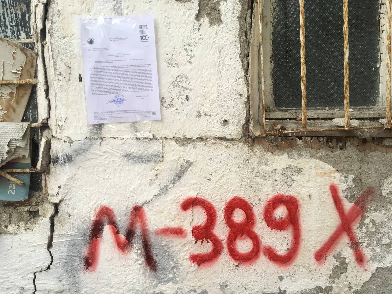 Doğantepe Mahallesi 1314 Sokak No:86/A-B Demolition Notification