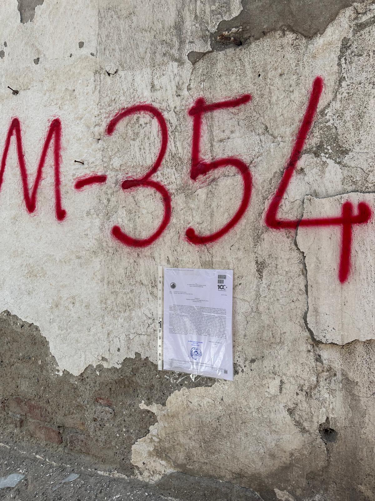 Doğantepe Mahallesi 1368.Sokak No:23/1-23/1A Demolition Notification