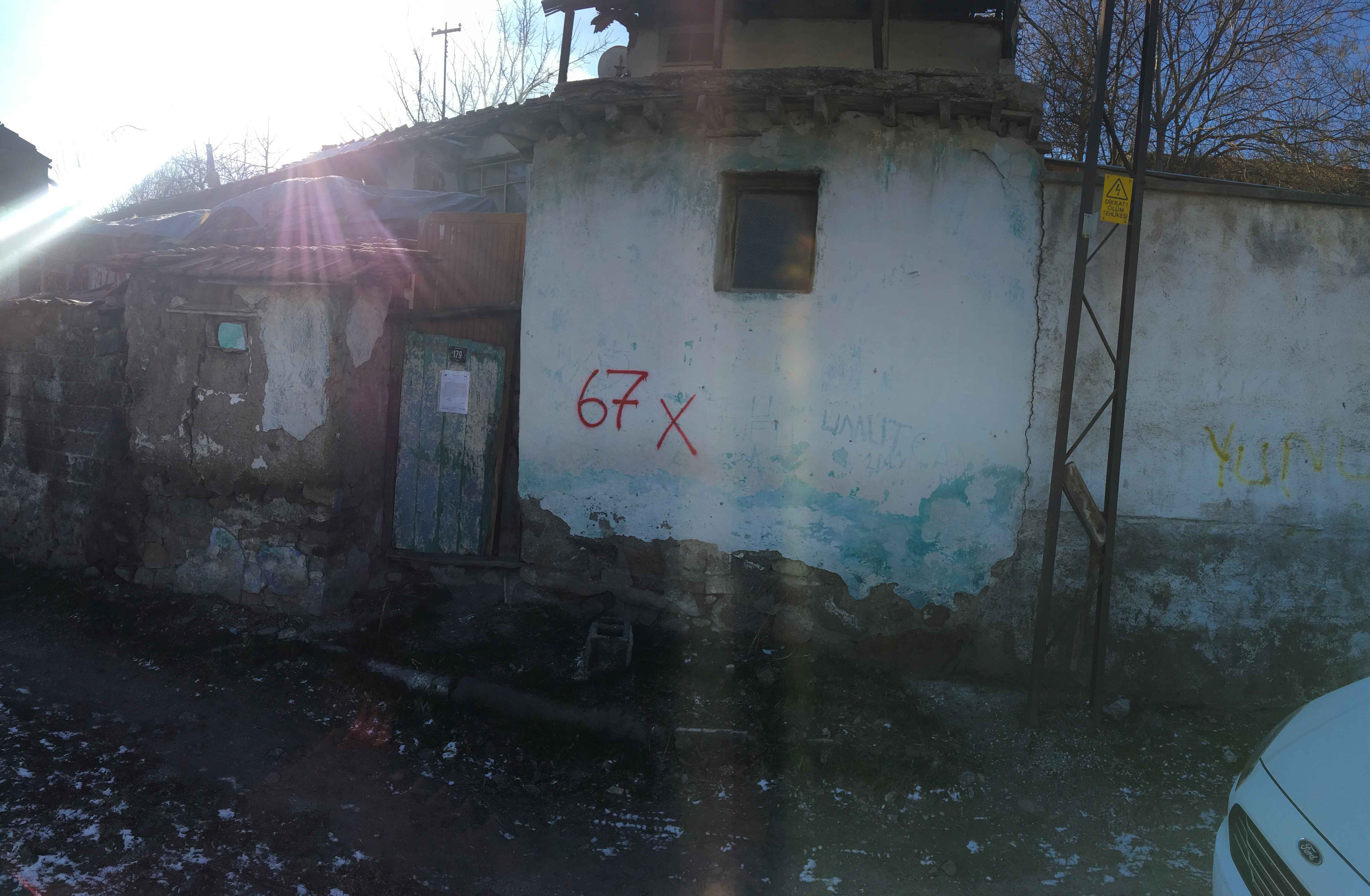 Evacuation notice for the building located at Doğanşehir Küme Evleri No:179
