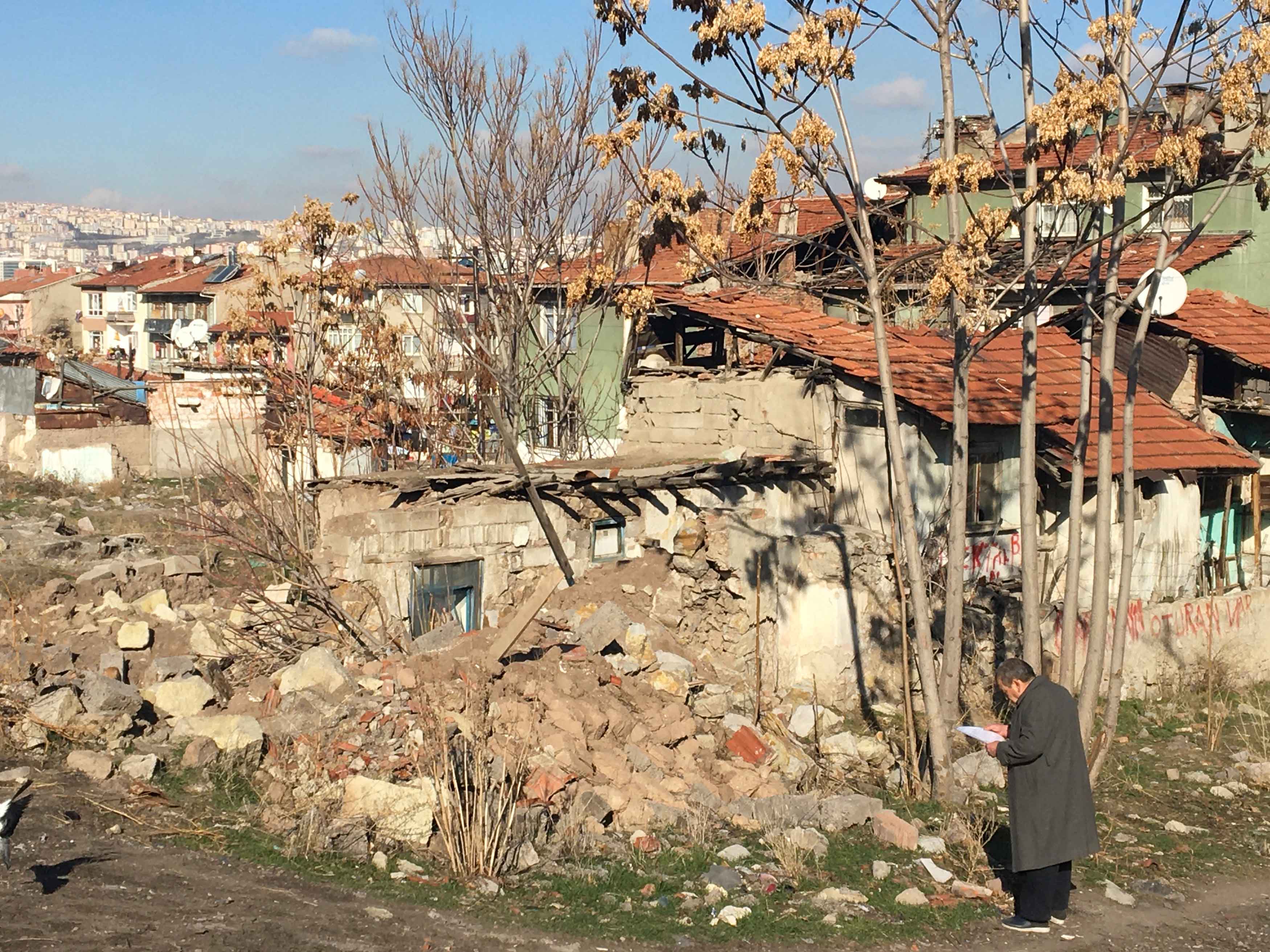 Evacuation notice for the building located at Doğanşehir Küme Evleri No:75