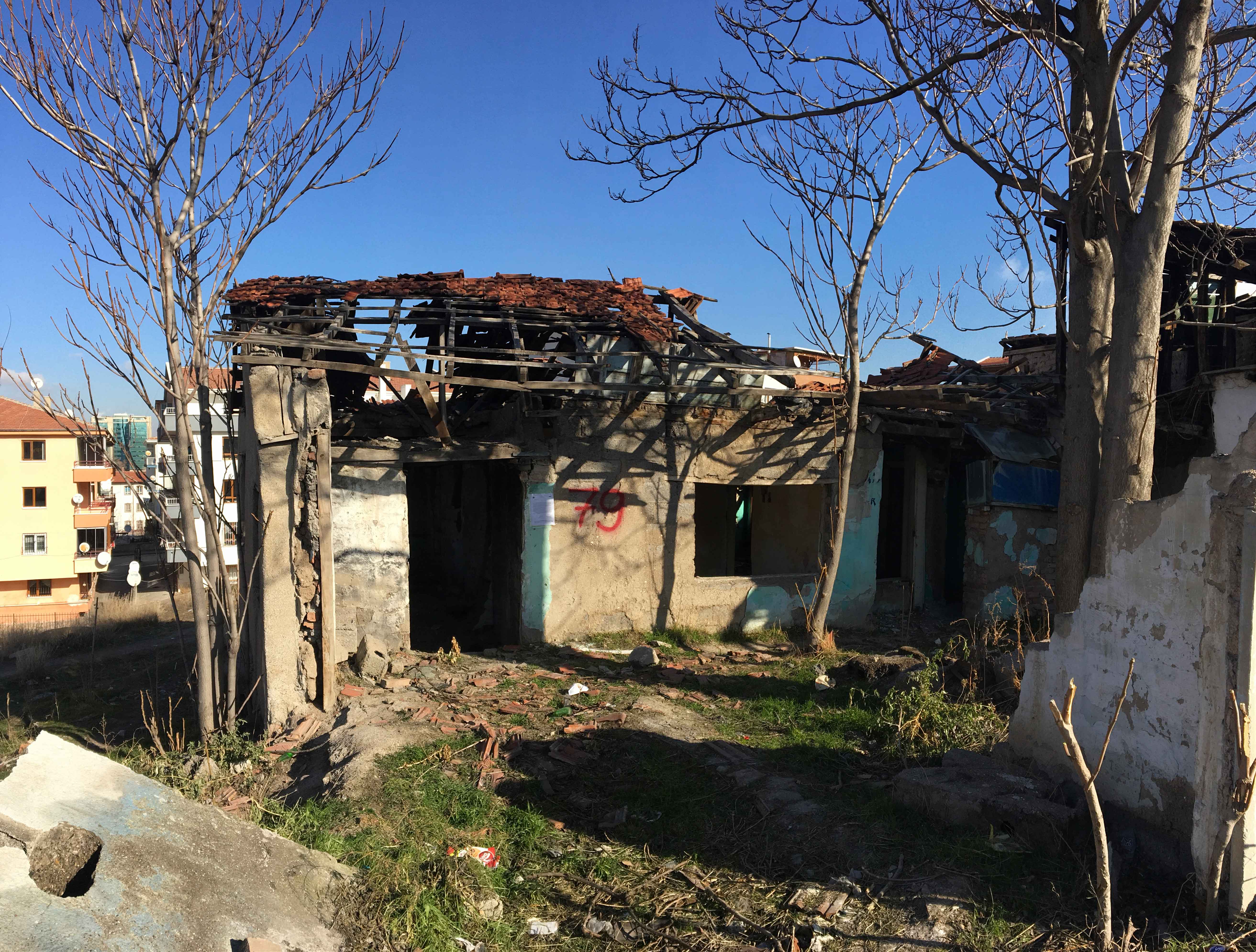 Eviction notice for the building located at Gültepe Mahallesi Altındağ Caddesi No:109