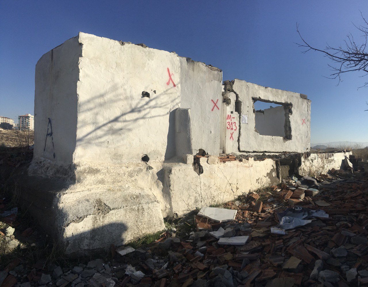 Başpınar District 1110 Street Demolition Notification