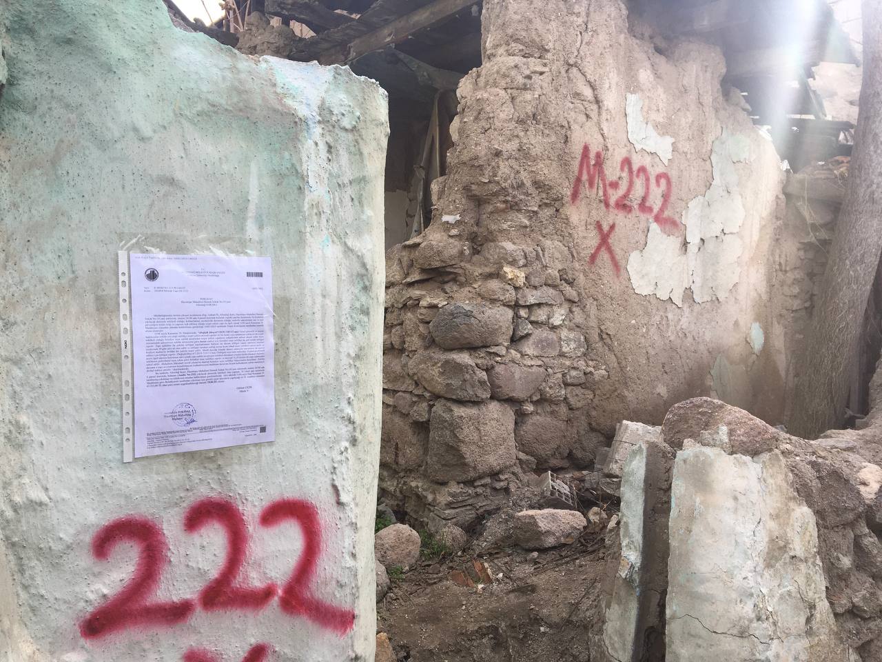 Hacettepe Mah. Dernek Street Demolition Notification 3