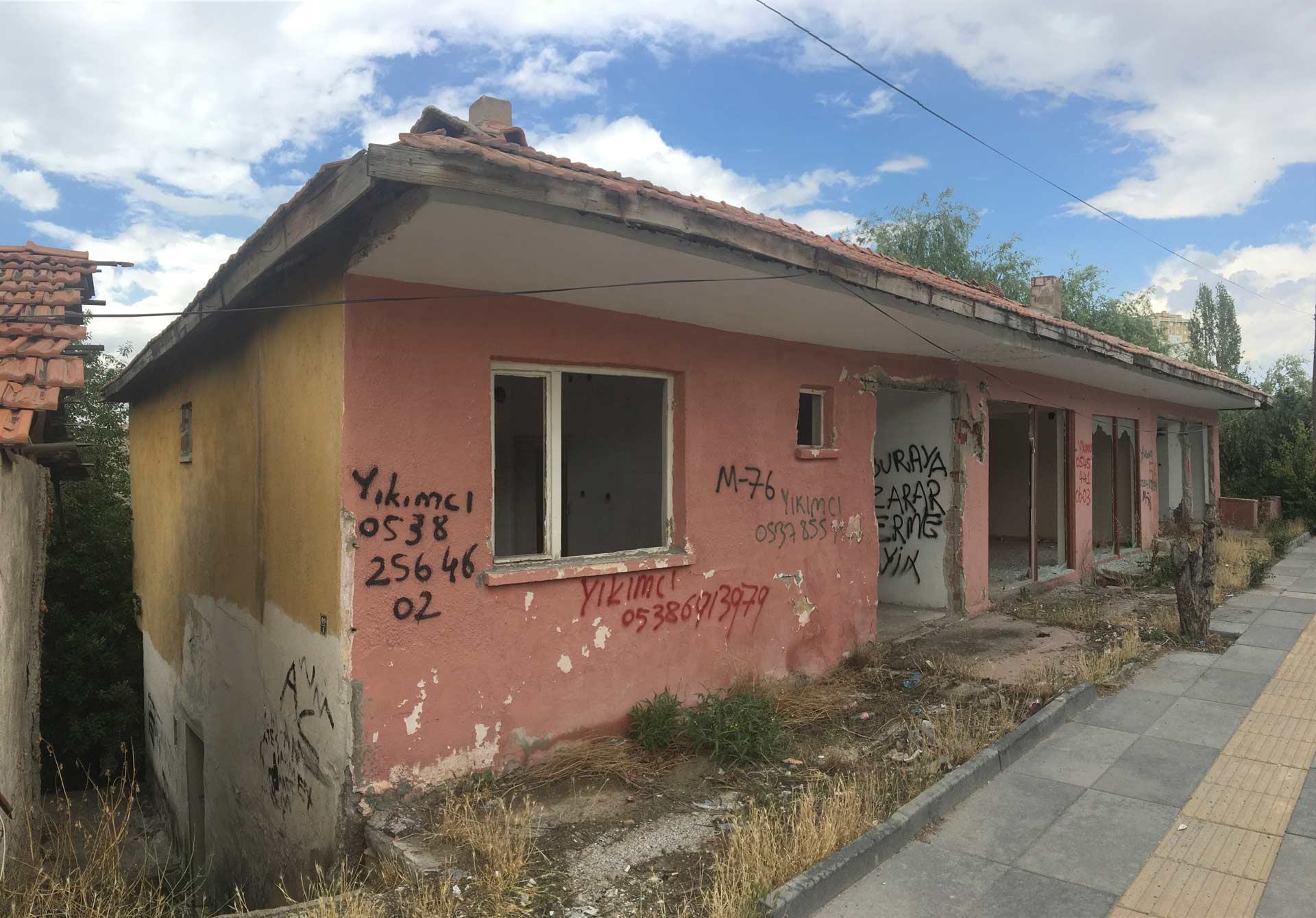 Doğantepe District Martyr Hacı Osman Dugan Street Demolition Notification
