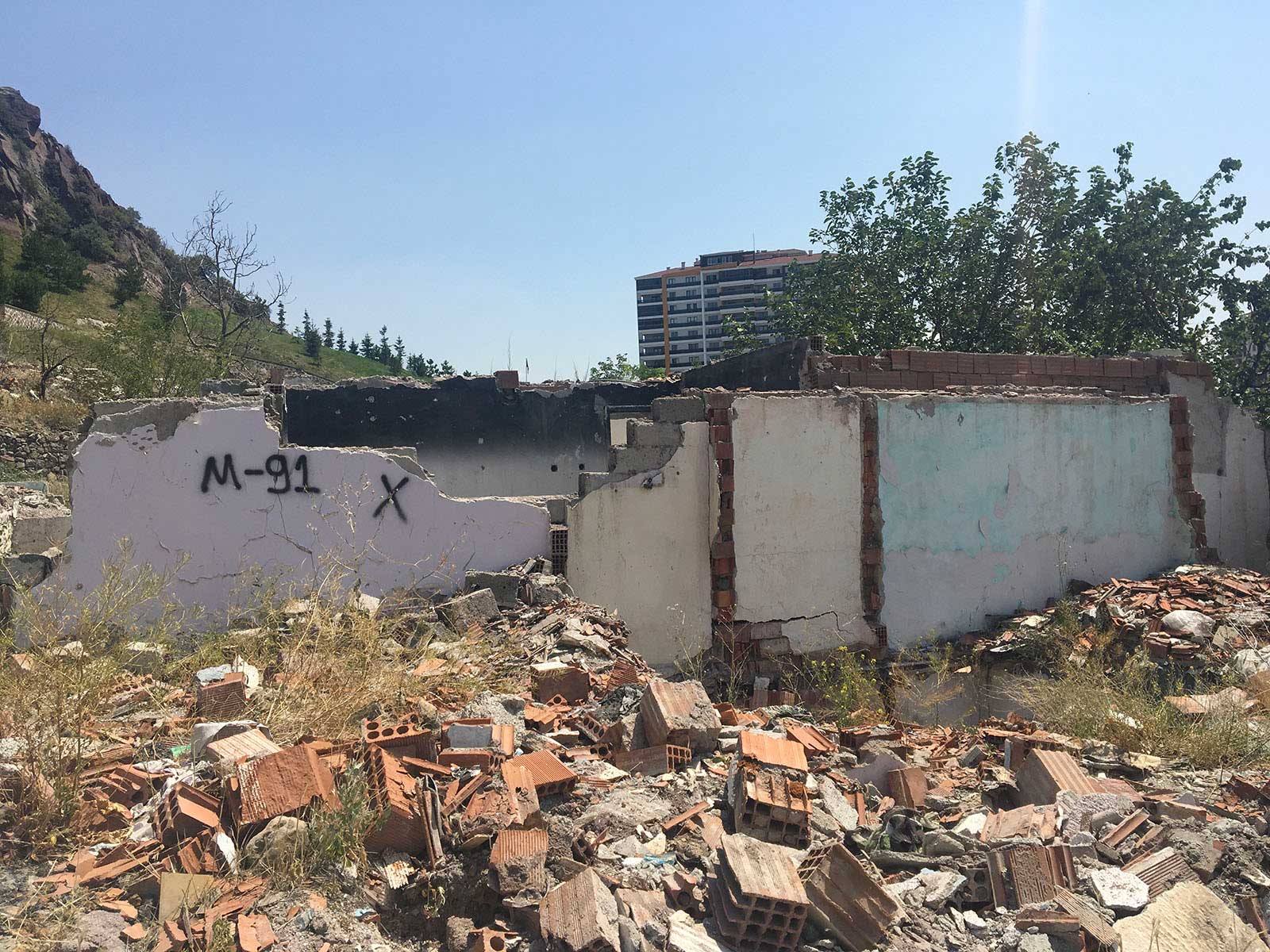 Doğantepe District 1372 Street Demolition Notification