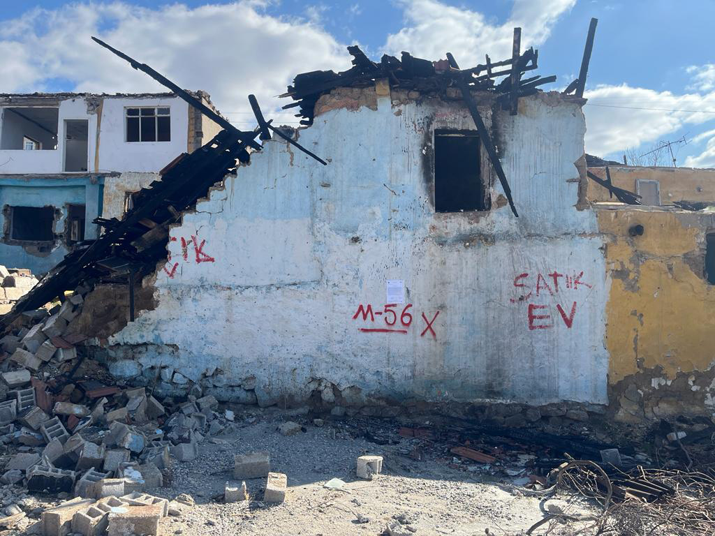 Gültepe District Tiled Street Demolition Notification 2