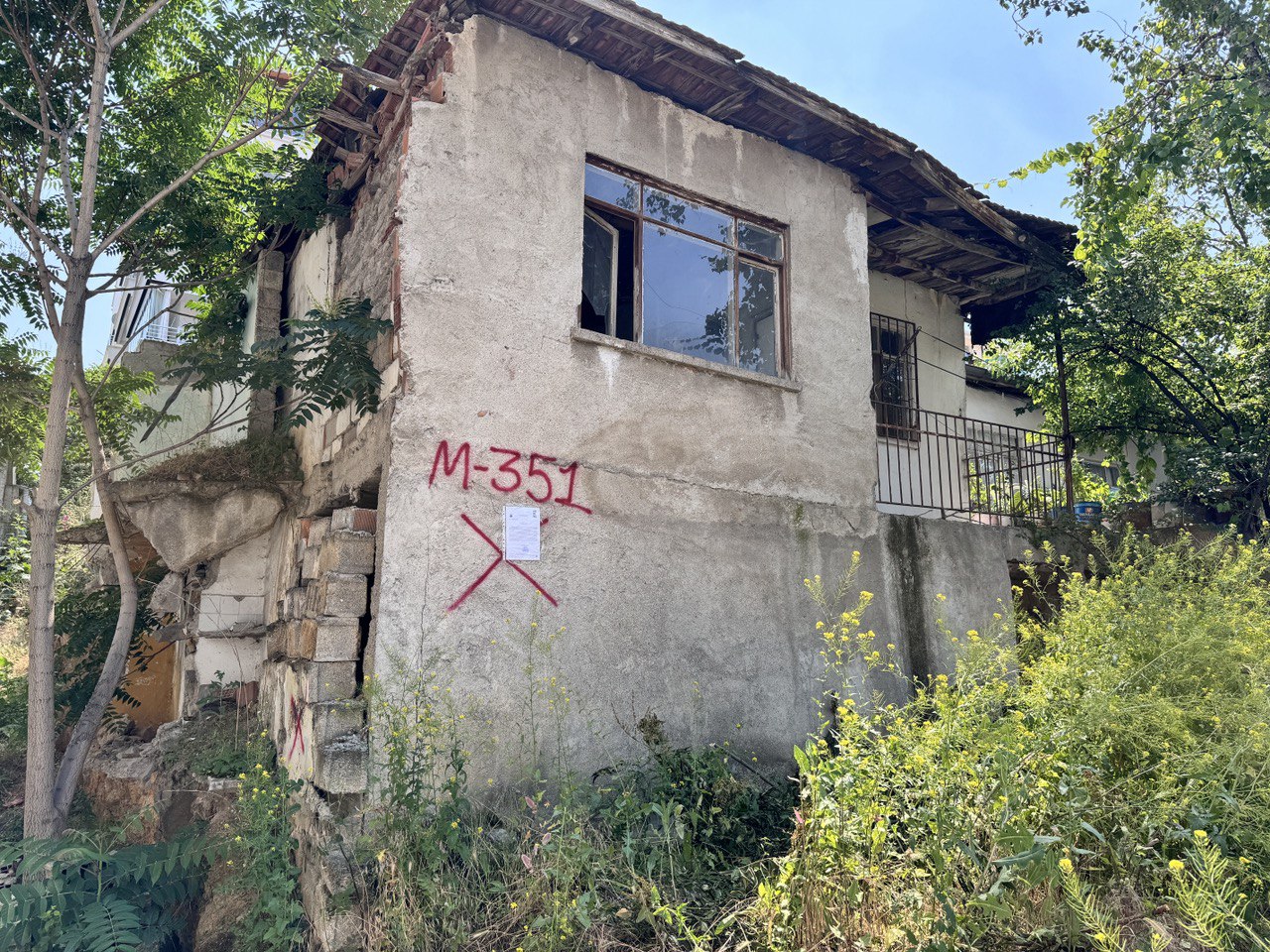 Doğantepe District Ayyıldız Street Demolition Notification