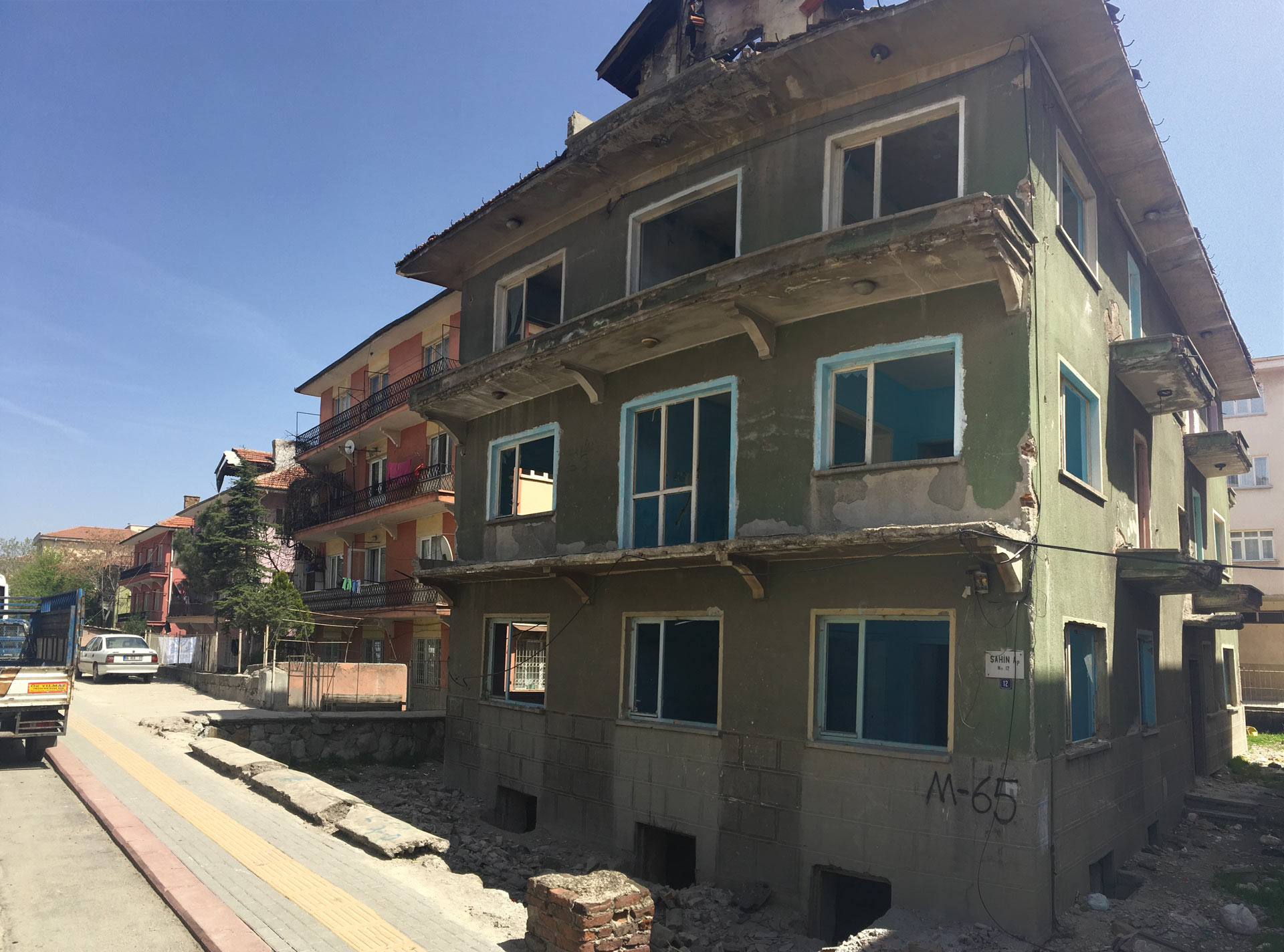 Zübeyde Hanım District Sarmaşık Street Demolition Notification