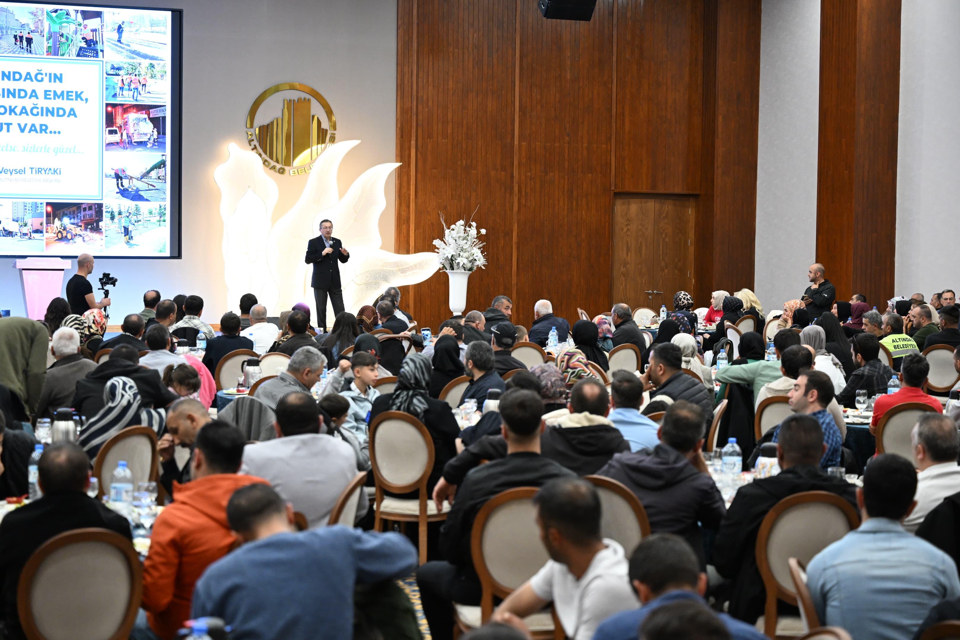 ALTındağ MUNICIPALITY FAMILY MEET AT BREAKFAST