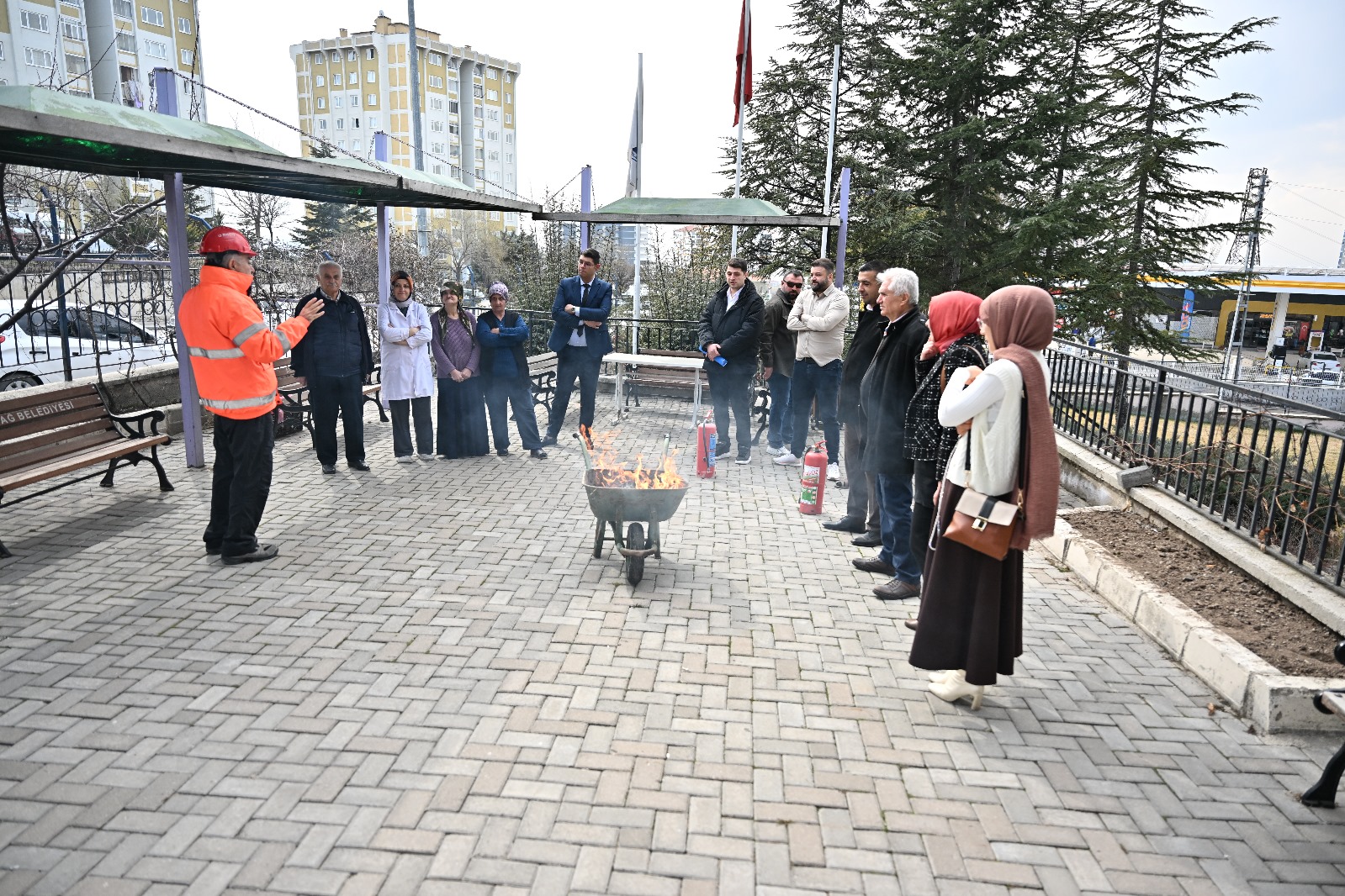 FIRE DRILL IN ALTındağ MUNICIPALITY FACILITIES