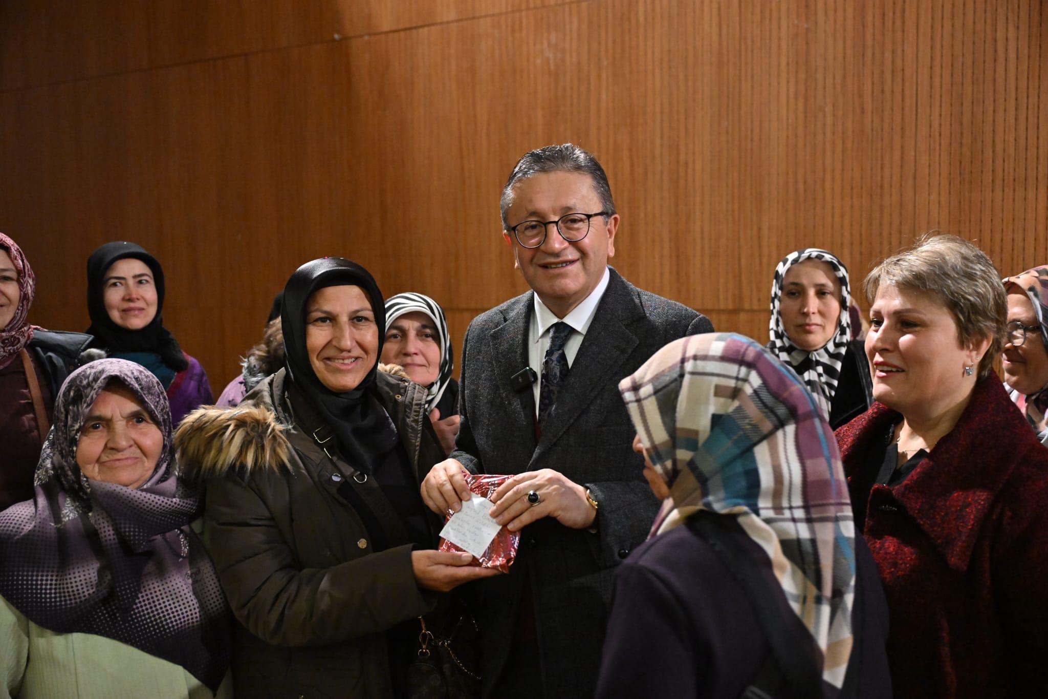 MAYOR TİRYAKİ CAME TOGETHER WITH WOMEN FROM ALTİNDAĞ