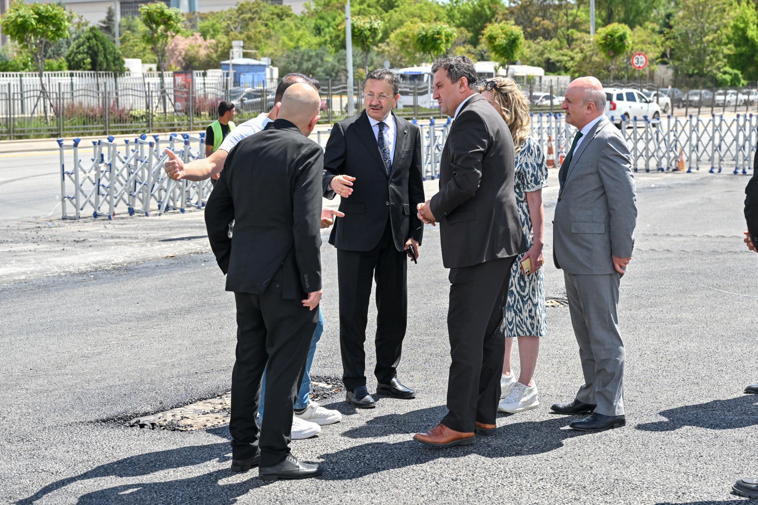MAYOR TİRYAKİ INSPECTED THE CAPITAL NATIONAL GARDEN