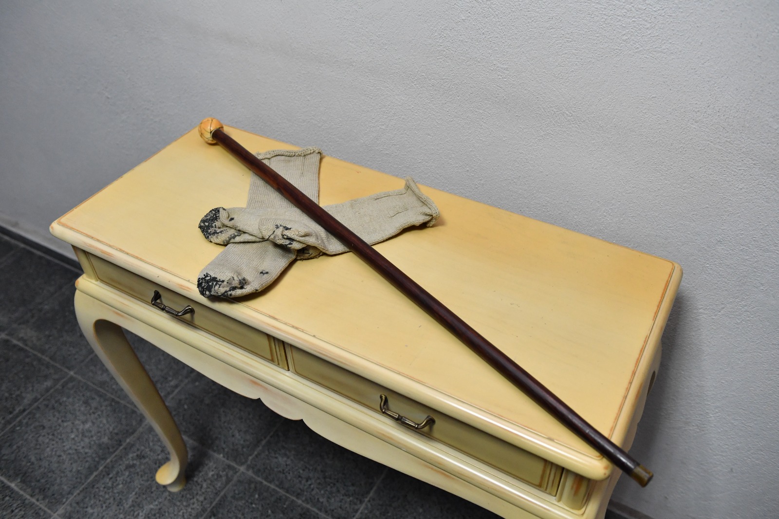 NECIP FAZIL'S CANE IS IN ULUCANLAR PRISON MUSEUM