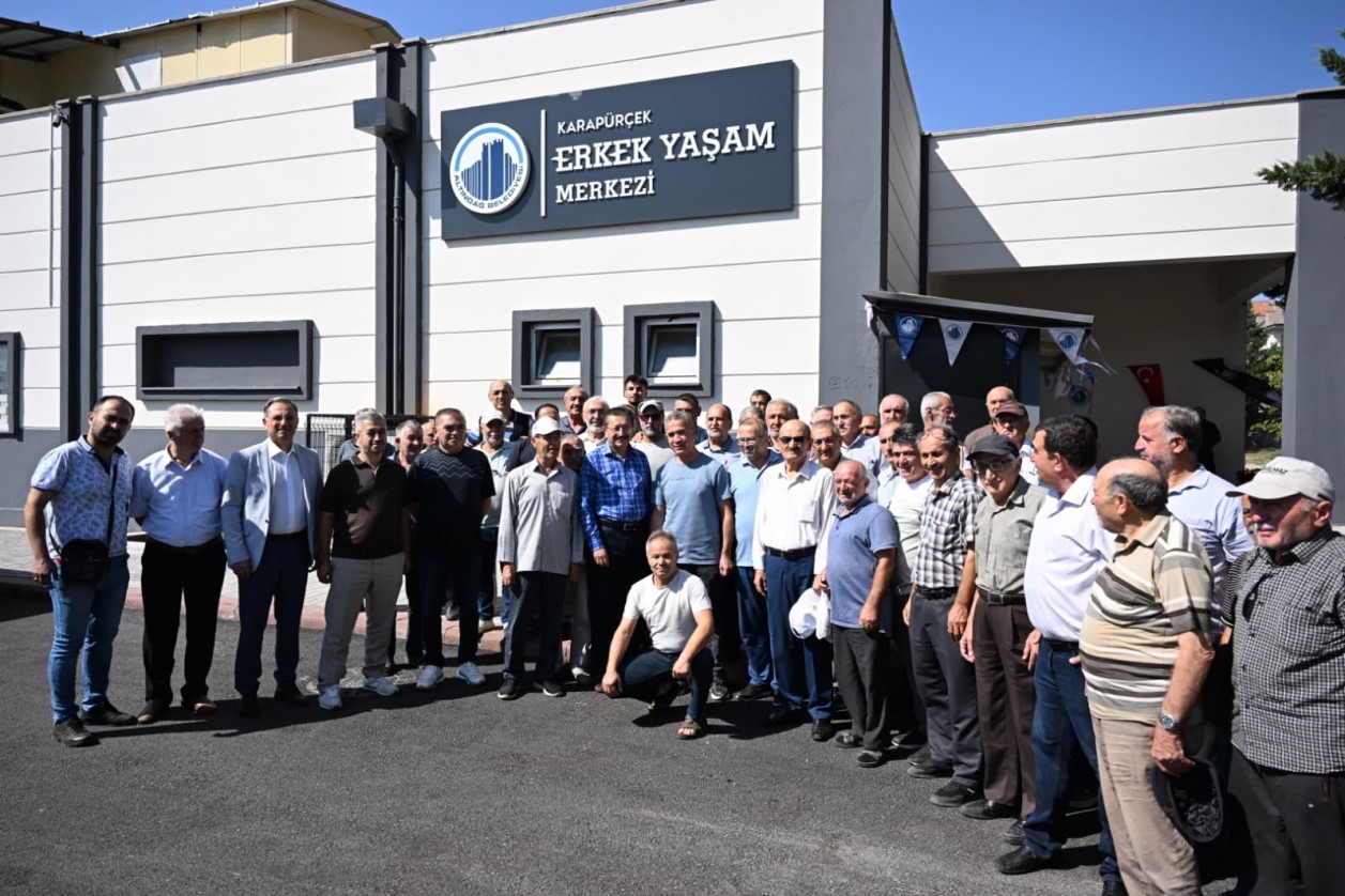 BAŞKAN TİRYAKİ KARAPÜRÇEK ERKEK YAŞAM MERKEZİ’Nİ ZİYARET ETTİ