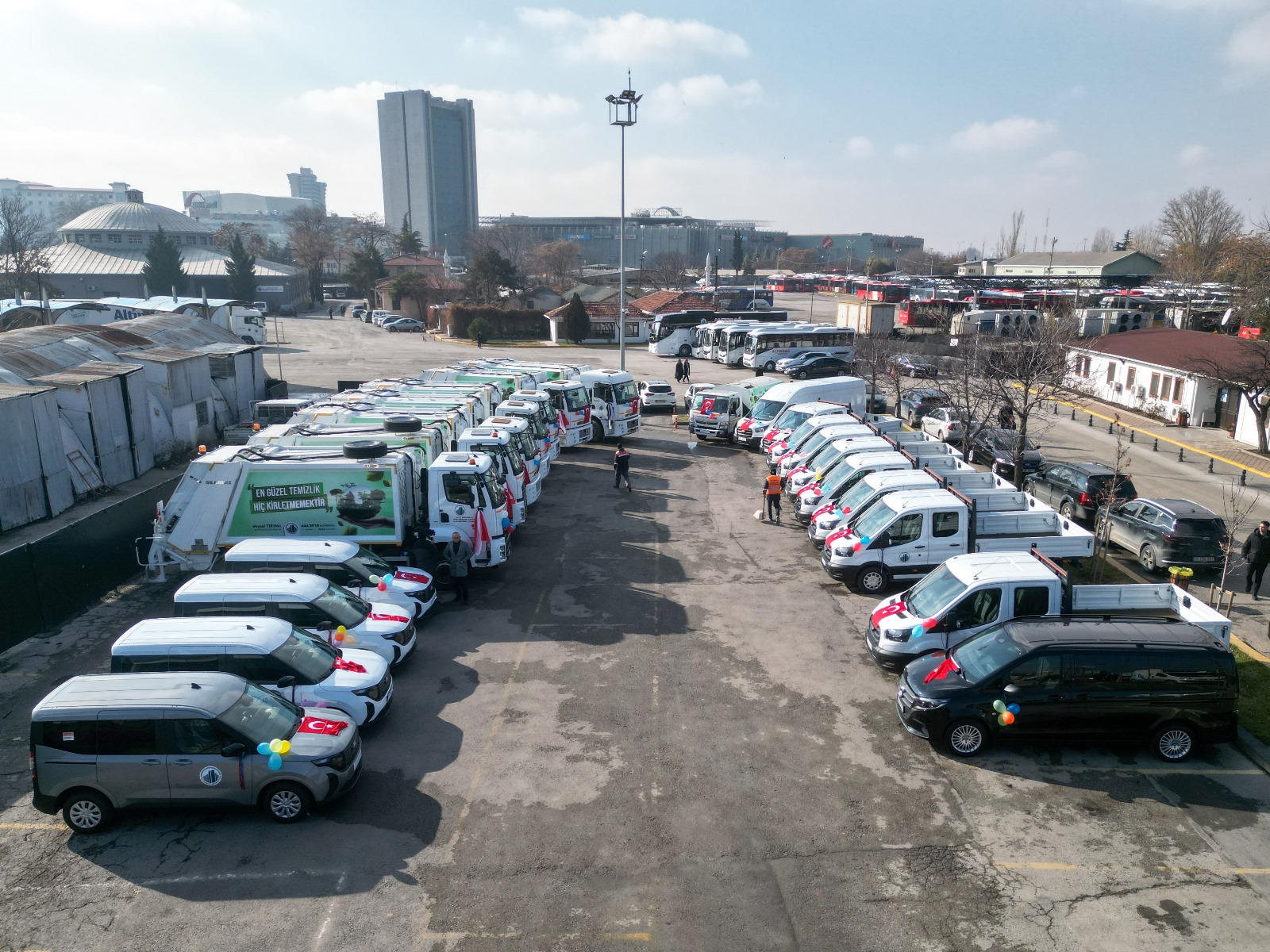 22 NEW VEHICLES ARE JOINED IN ALTındağ MUNICIPALITY VEHICLE FLEET