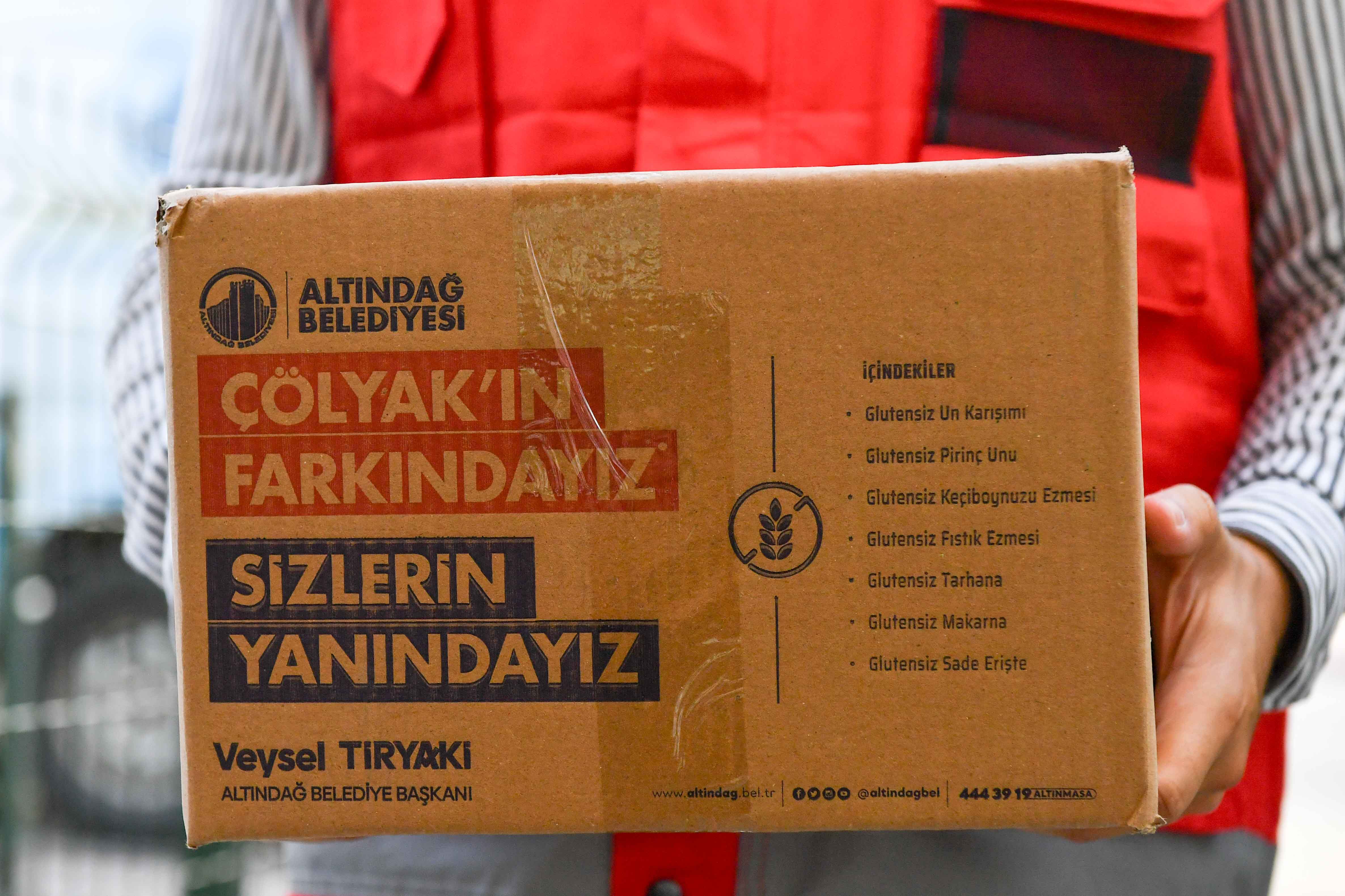 FOOD SUPPORT FROM ALTındağ MUNICIPALITY TO CELIAC PATIENTS