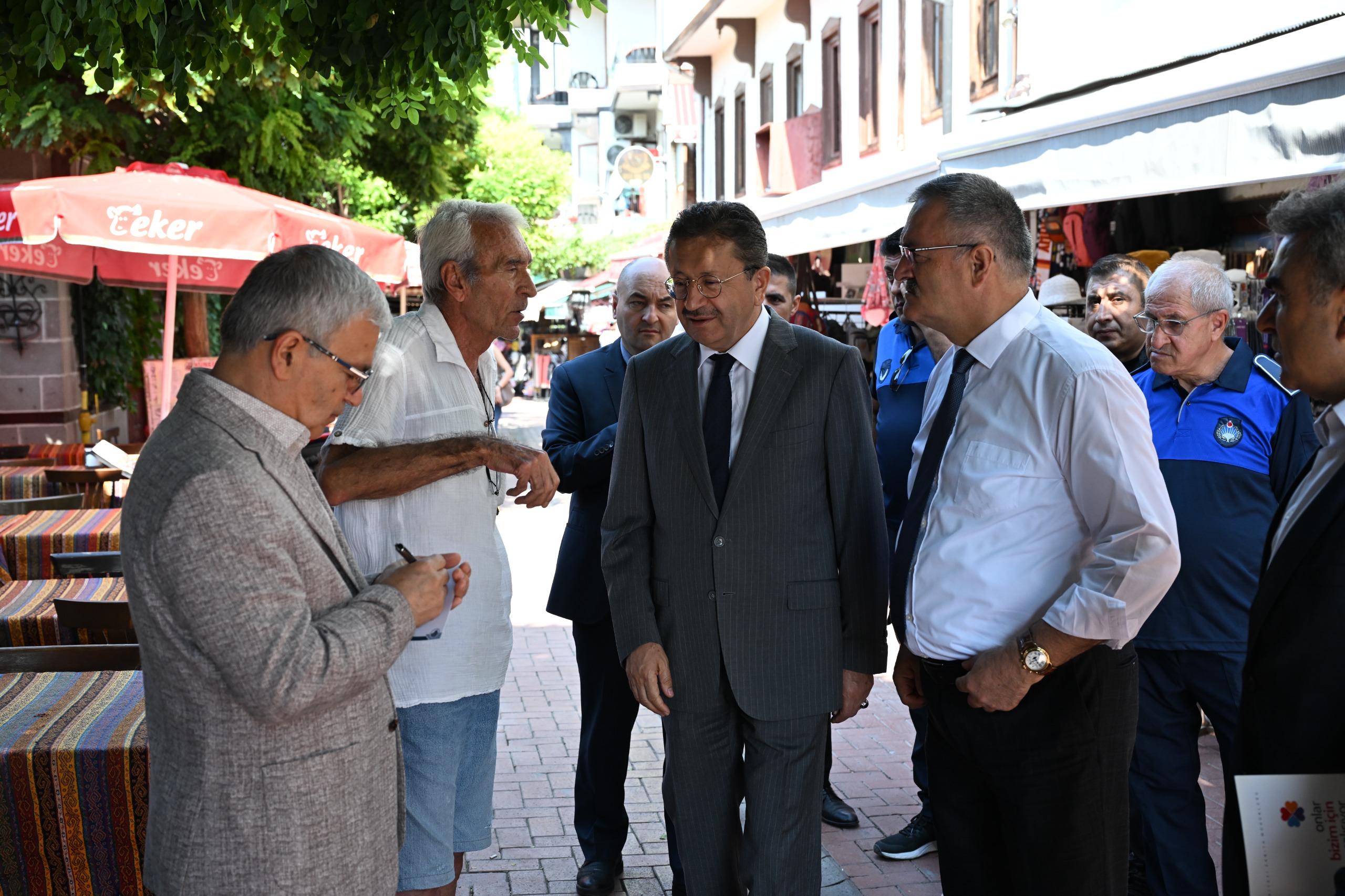MAYOR TİRYAKİ MEET WITH HAMAMÖNU TRADESMEN