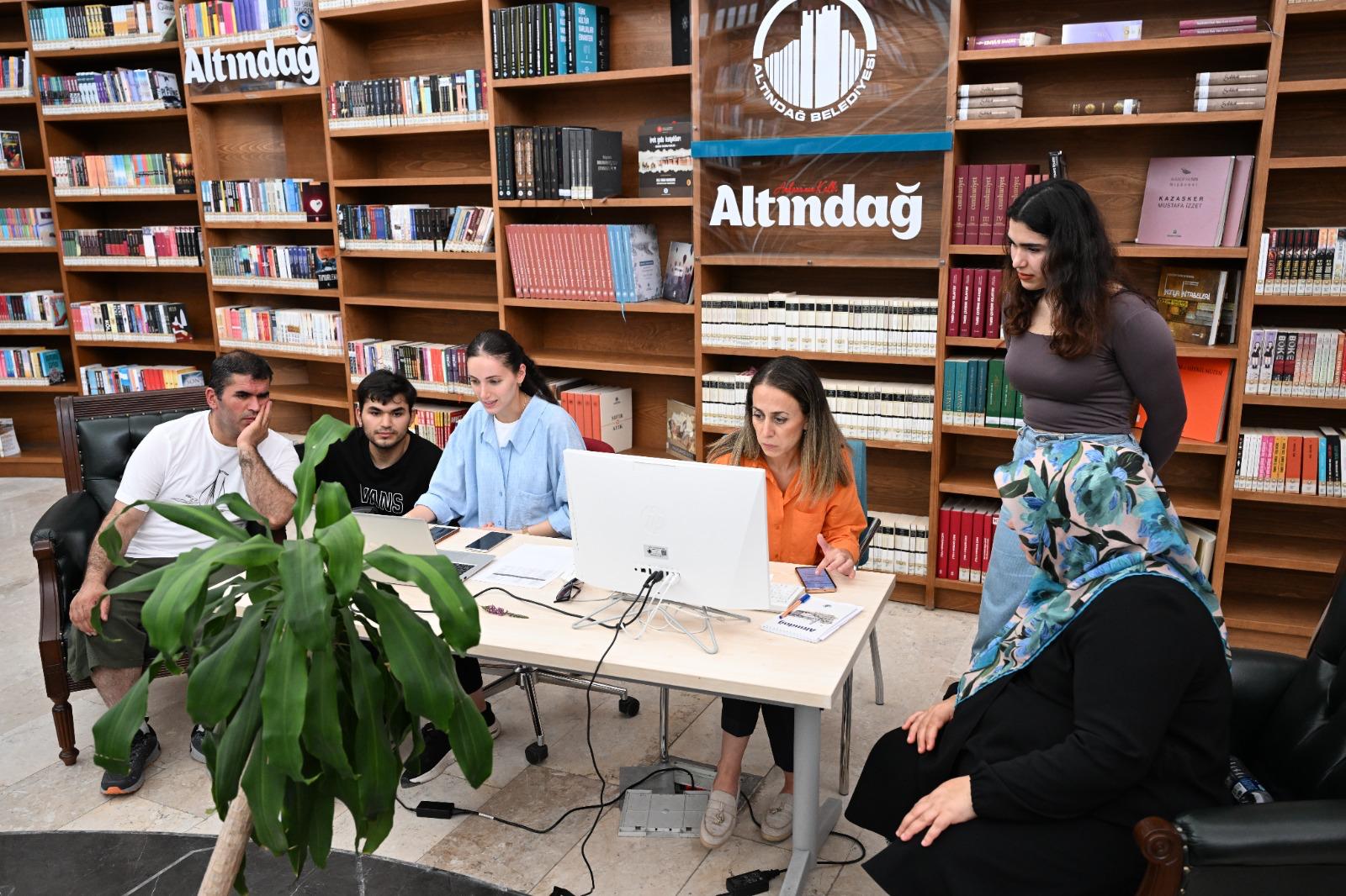 GREAT SUPPORT FROM ALTındağ MUNICIPALITY TO UNIVERSITY CANDIDATES